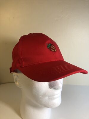 Grey Goose Essences Strapback Adjustable Red Strawberry Hat | eBay