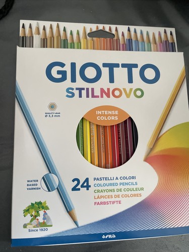 Giotto Stilnovo Pastelli Colorati  In Astuccio 24 Colori - Foto 1 di 2
