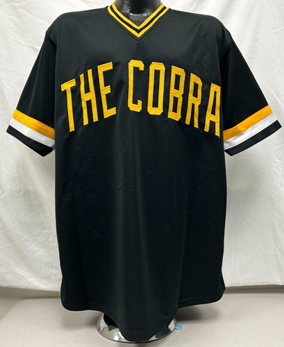 Dave Parker Signed Custom Black Cobra Player Jersey (XL) Cobra Insc PSA 738 - Picture 4 of 5
