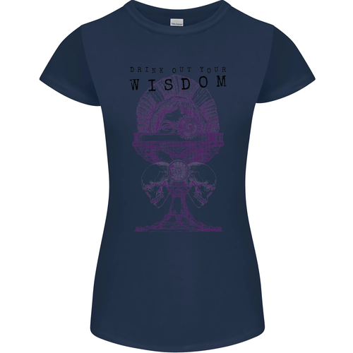 Wisdom Copa Obscure Makabra Mujer Pequeña Cortar Camiseta - Imagen 24 de 72