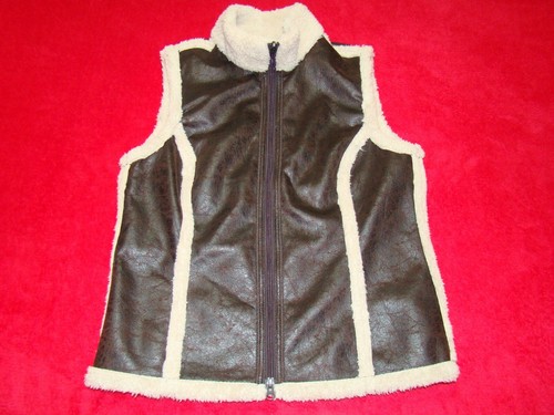 Faux Fur Faux Suede Reversible Vest | eBay