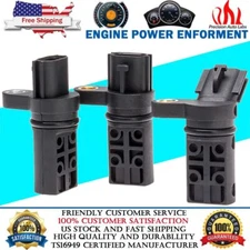 3PC Crankshaft & Camshaft Sensor Kit For Nissan Maxima Altima Infiniti 3.5L DOHC
