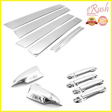 For 2012-2014 Toyota Camry Chrome Kit Door Pillarmirrorhandle Covers W Signal