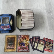 Vintage Bulk Yugioh Card Lot 1996 Commons 200 + Cards And Tin Included