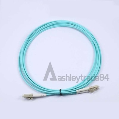 LC-LC UPC Multi-Mode OM3 10GB 5m Cable Duplex Fiber Optical Jumper Patch Cord *l