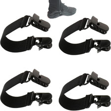 4 Pcs Boot Straps for Cowboy Boots, Adjustable Boot Clips Boot Straps Clips, Ela