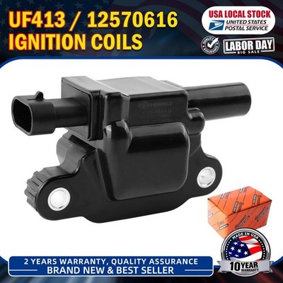 1Pack Ignition Coil UF413/12570616 For Cadillac GMC Buick Chevrolet  Replacement