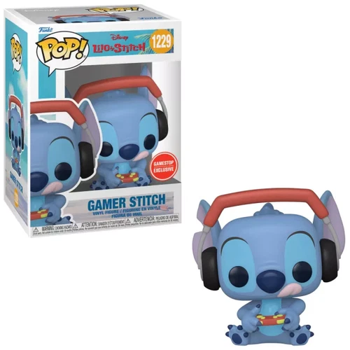 Gamer Stitch #1229 - Disney Lilo & Stitch Funko Pop! [GameStop Exclusive]