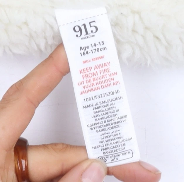 New Look Girls Ivory Faux Fur Waistcoat, Size 14-15 - Image 4 of 4