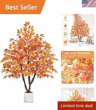 Charming 5FT Indoor Outdoor Ficus Tree - Dust Resistant Waterproof