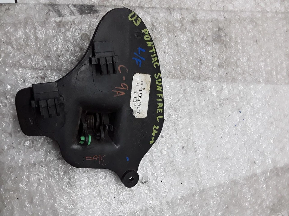 L/F Left Driver Front Door Interior Handle Black 2003 PONTIAC SUNFIRE Z-138P - Image 2 of 2