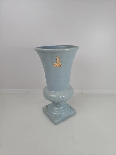 Vintage Red Wing USA 5071 Vase Pale Blue 8" Pottery Planter Mid Century MCM