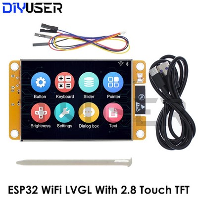 ESP32 LVGL WIFI Bluetooth Development Board 2.8 Inch 240x320 Smart Display