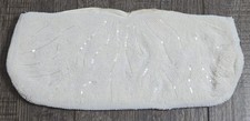 Vintage La Regale Clutch Ivory Beaded Evening Bag Long Full Zip