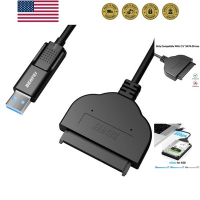 Versatile SATA to USB Adapter Cable for 2.5'' HDD/SSD - 6Gbps Data Transfer Rate