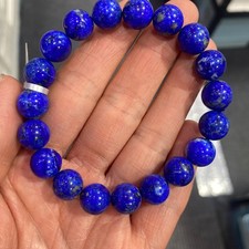 11mm Genuine Natural Lapis lazuli Stretch Bracelet