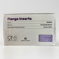 NEW Nuliie Silicone Flange Inserts for 24/27mm Shield, 10 Piece- Sealed NEMMZH