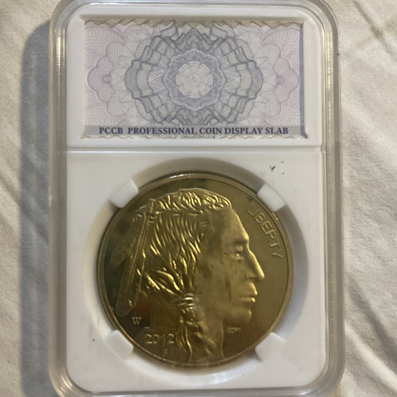 PCCB US Buffalo Gold Coin Not Real, Souvenir, Commemorative.
