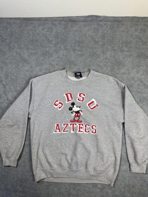 San Diego State Aztecs Sweatshirt Mens Large Gray NCAA College Blue 84 Disney