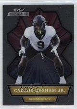 2021 Wild Card Industry Summit Alumination 7/25 Carlos Basham Jr Rookie RC 0j8f. rookie card picture