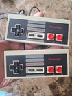Vintage Nintendo NES OEM qty 2 Controllers working. Authentic Free Ship Lot B