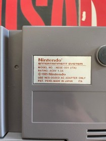 Nes control deck pal ita Mattel console funzionante e completa 
