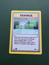 Pokémon TCG 1st Edition Transparent Walls 125/132 Gym Challenge WOTC Vintage