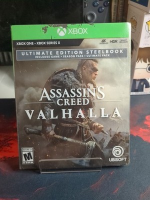 Assassin's Creed Valhalla Ultimate SteelBook Edition Xbox 1 One Series X (CIB)