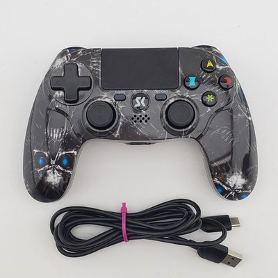 Ishako S-PS415 Wireless Controller Skull Black For PlayStation 4  PS4