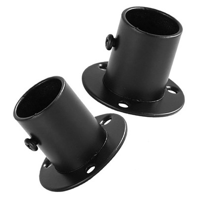 2 Pcs Stangenhalter Flanschstangenhalter Halterung Für Gardinenstange