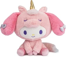 GUND Sanrio My Melody Unicorn Plush Toy, Premium Stuffed Animal, 9.5 inches, Pin