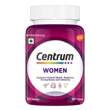 Centrum Women, 23+ Multivitamin, Overall Health, Strong Bones & Immunity/ 30Tabs
