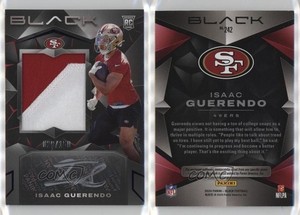 2024 Panini Black Royal /150 Isaac Guerendo #242 RPA Rookie Patch Auto RC