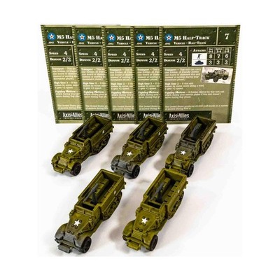 WotC Axis & Allies 1939-1945 M5 Half-Track (1939-1945) (U) x5 NM