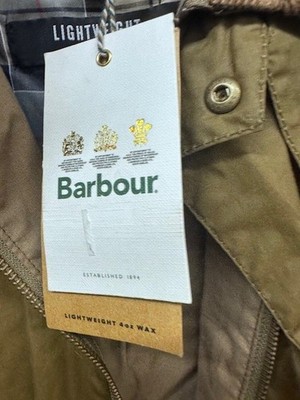 Barbour Lightweight Ashby Wax Jacket -Size Medium *New | eBay