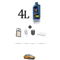 Hoffcar Servicekit 4 Filter Und 4L ÖL FüR Seat Cordoba II 1.4I 16V 55KW Ab 1