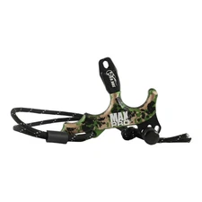T.R.U. BALL ARCHERY Max Pro Plus 4 Finger Thumb W/ Lanyard Camo Release TMPP-CA