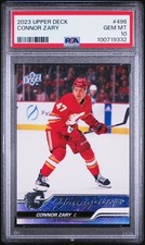 2023-24 Upper Deck Series 2 Young Guns Connor Zary PSA 10 #496 RC