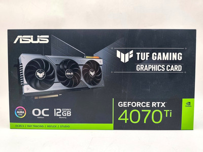 Empty BOX ONLY Leerverpackung, Karton, OVP ASUS TUF GAMING Nvidia RTX 4070 Ti