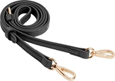 Purse Strap Purse Straps Replacement Crossbody Black & Gold Hardware