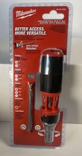 Milwaukee Tool 48-22-2322 9-In-1 Square Drive Ratcheting Multi-Bit Driver NEW