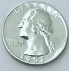1957 Proof Washington Quarter 90% Silver MINT STATE CONDITION #2751