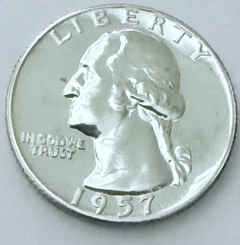 1957 Proof Washington Quarter 90% Silver MINT STATE CONDITION #2751