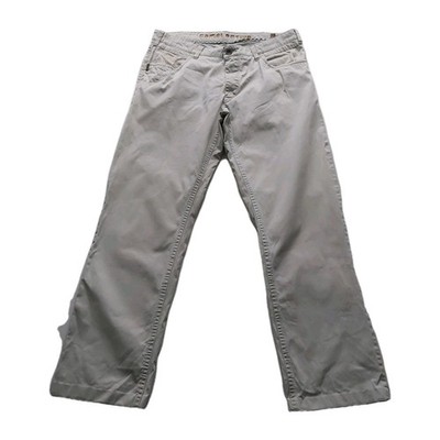 Camel Active Woodstock Jeans Herren W40 L30 Stretch Straight Cotton Twill Off White