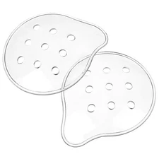 Dimeho 9-Hole Plastic Eye Patch 2 Pcs Clear Eye Patches Breathable Ventilated...
