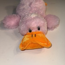 Toy Factory Pink Stuffed Platypus Plushie Soft 14 Inch