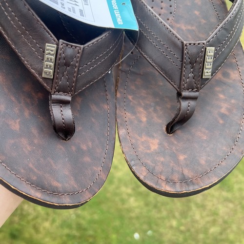 J-Bay III Men's Full Grain Leather Flip Flop Sandals Size 11 Waterproof NWT - Picture 16 of 18
