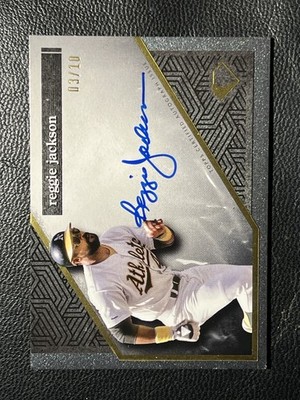 REGGIE JACKSON 2024 Topps Diamond Icons Black Auto 3/10