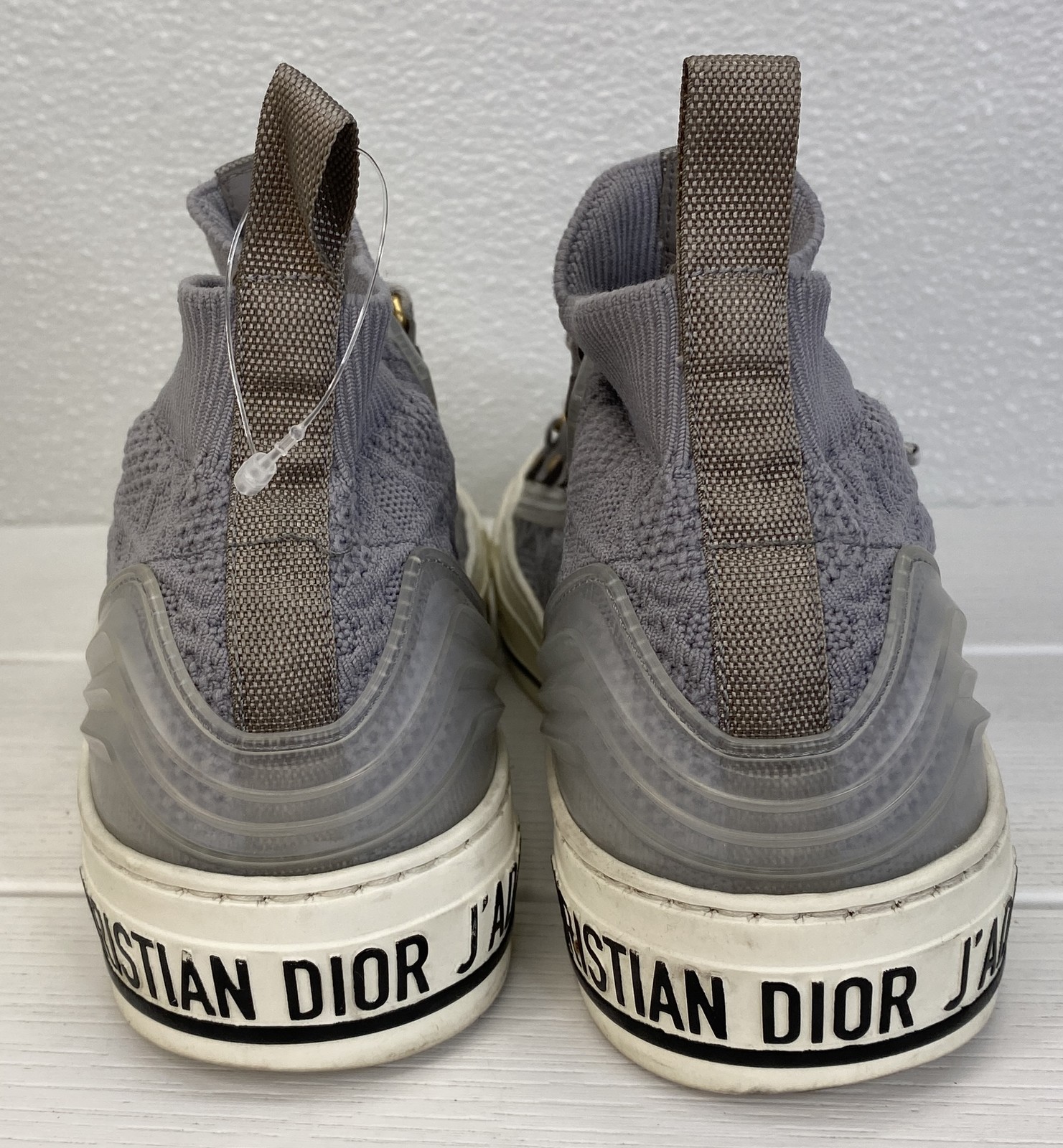 Dior Walk'N'Dior Cloth Trainers Womens Size 5.5 Blue Canvas Sneakers *PREOWNED* thumbnail 2