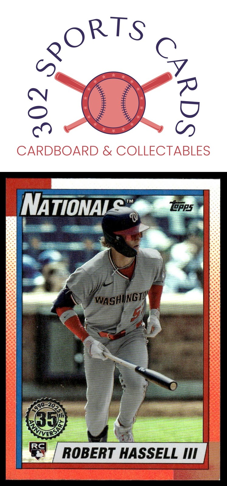 2025 Topps Update #US109 Robert Hassell III 35th Anniversary